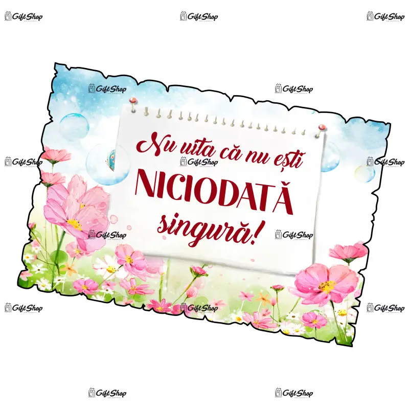 Nu uita ca nu esti niciodata singura, magnet frigider mgs0079